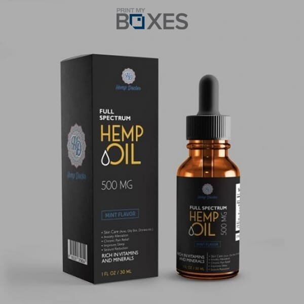 CBD Tincture Boxes Wholesale